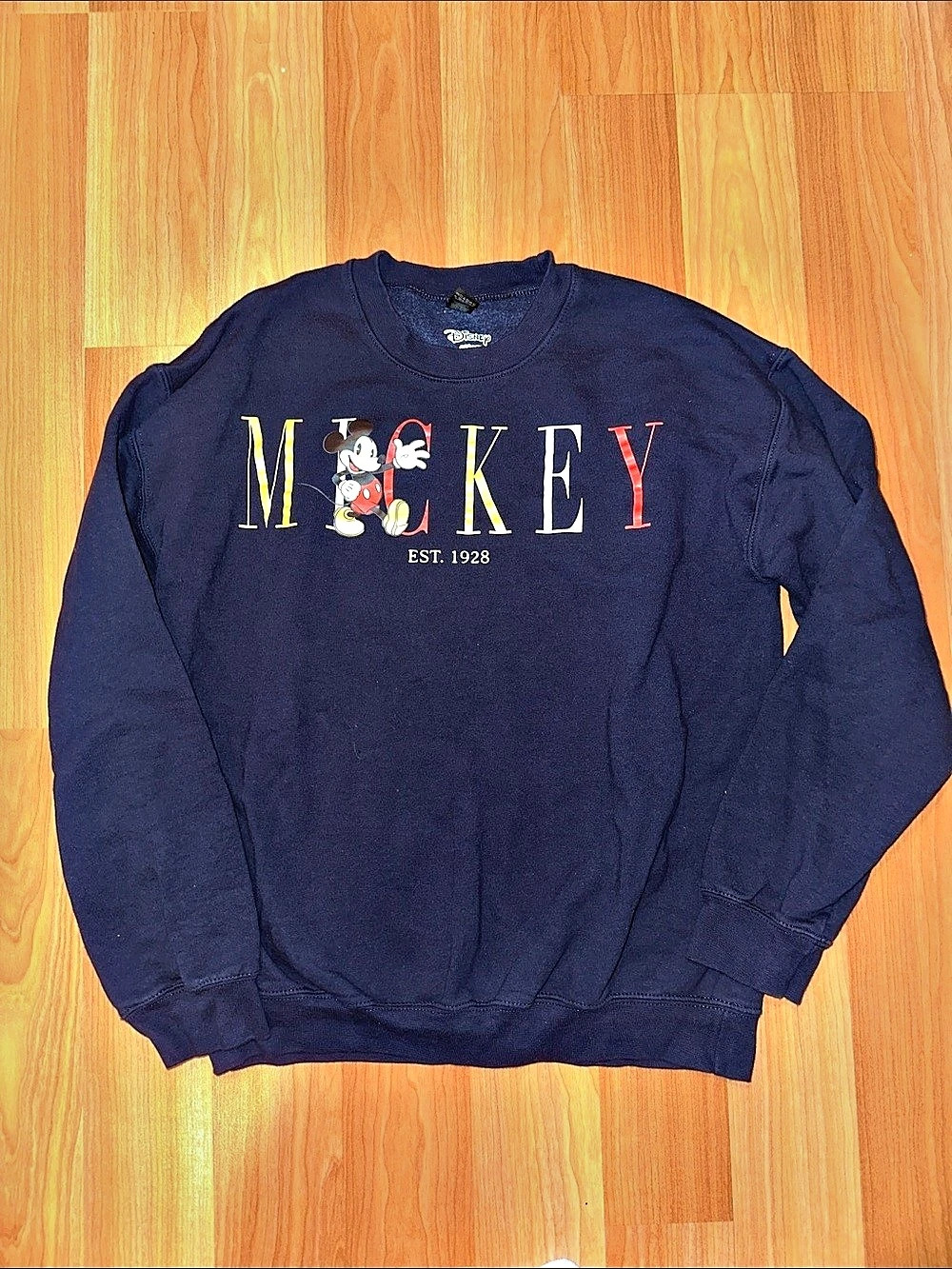 Disney Mickey Mouse Est. 1928 Graphic Crewneck Sweatshirt
